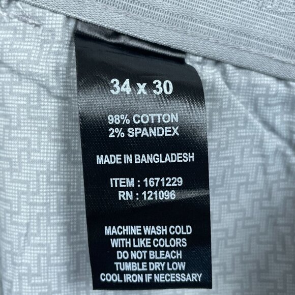 English Laundry Straight Fit Light Gray Pants 34x30 a1012 - Picture 4 of 7